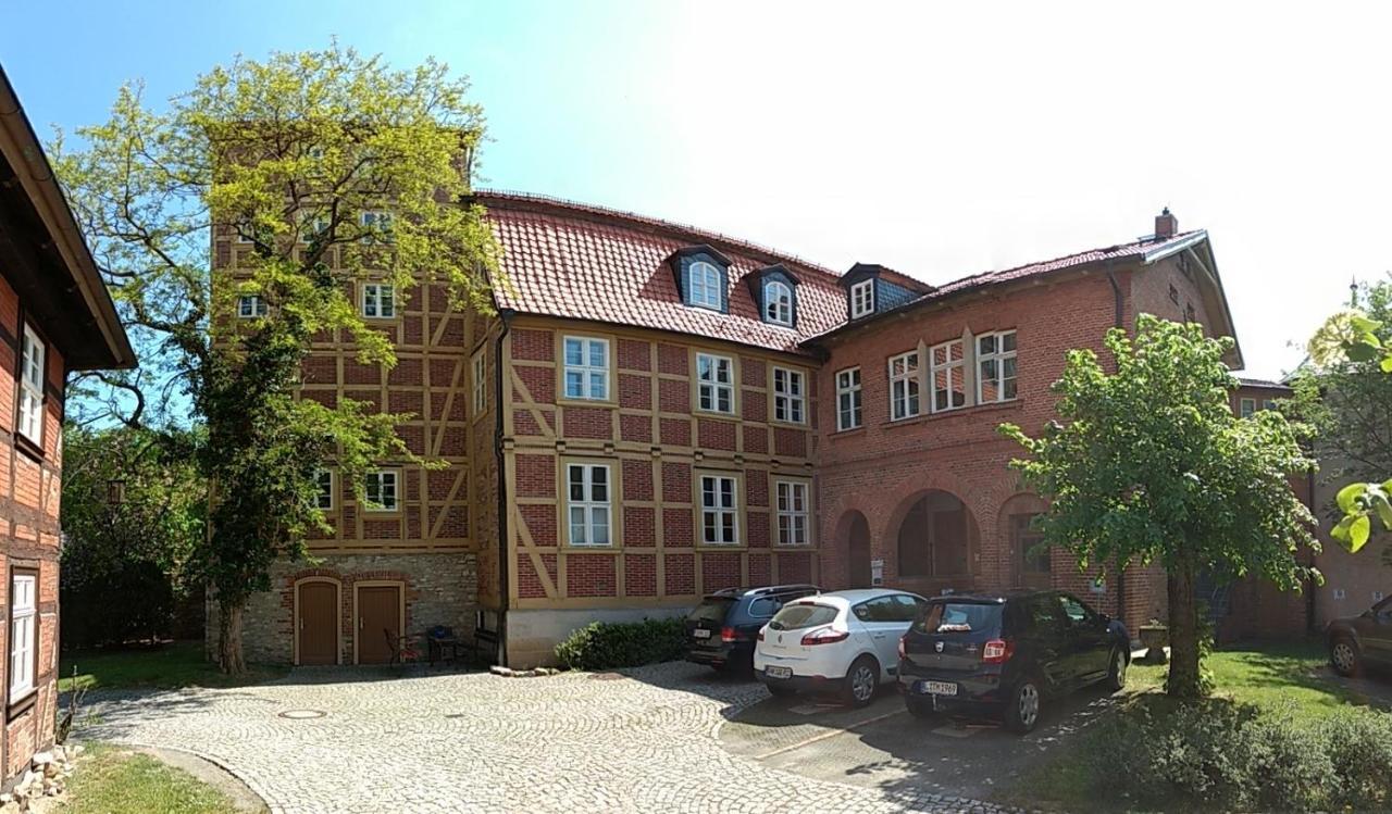 Lindenhof / Gastehaus An Der Teufelsmauer Thale Exterior foto